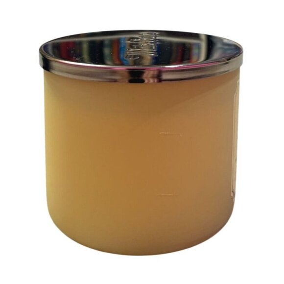 New Bath & Body Works 3-Wick Candle Sugared Lemon Zest 14.5oz White Barn - Picture 4 of 10